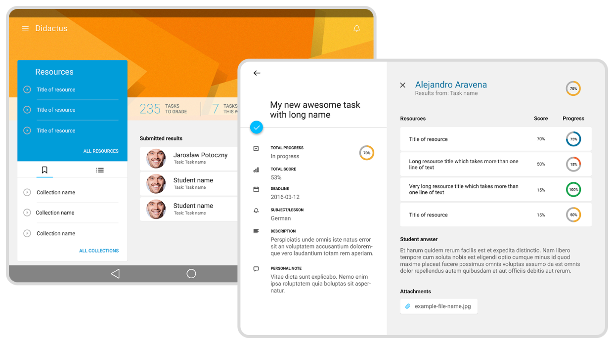 Teacher Learning Tools