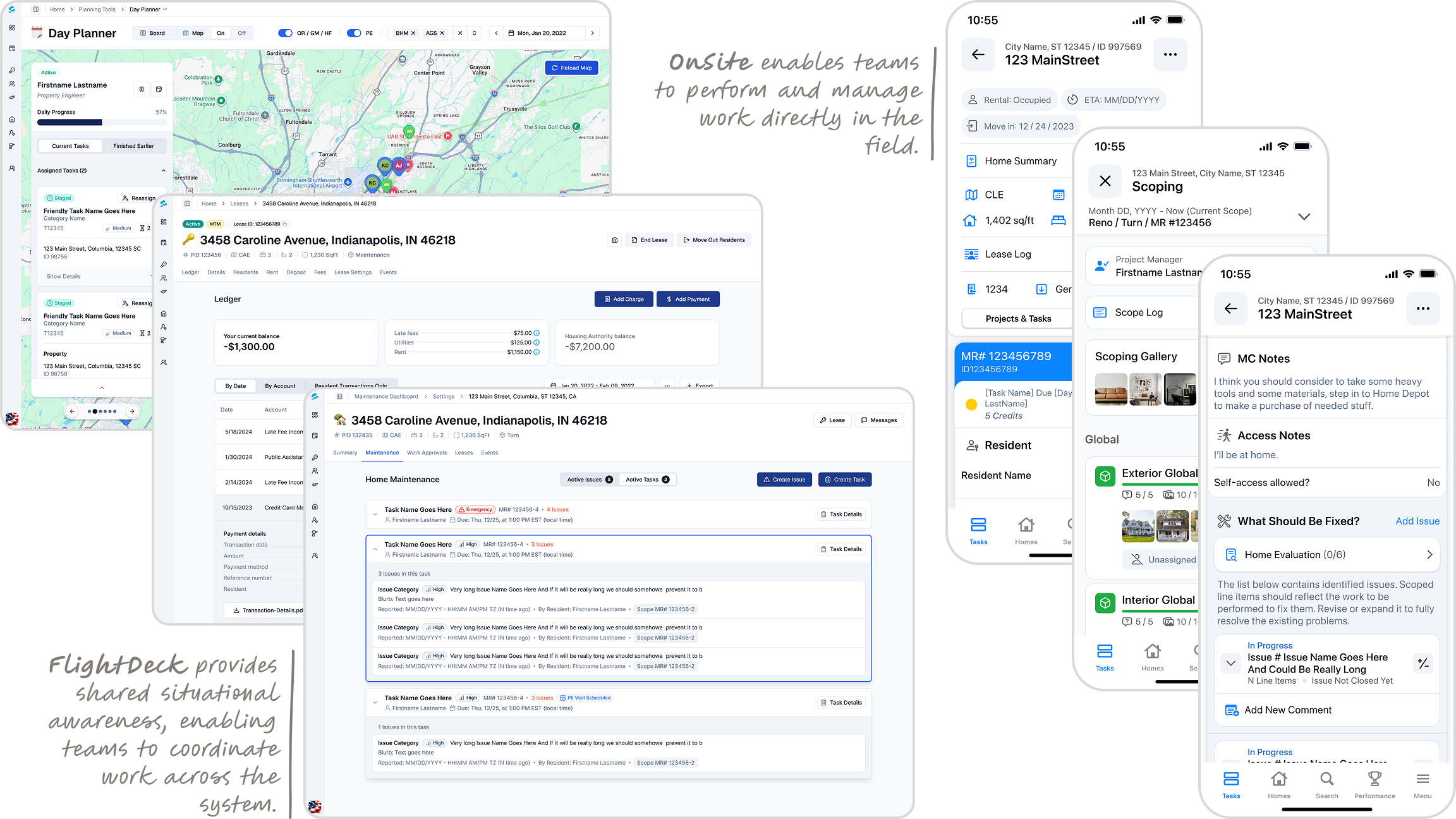 SFR3 OnSite App & FlightDeck Web App